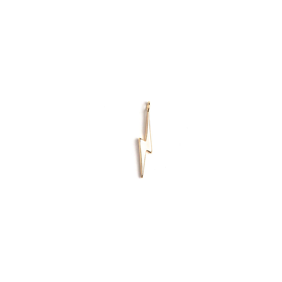 Gold Lighting Bolt Charm