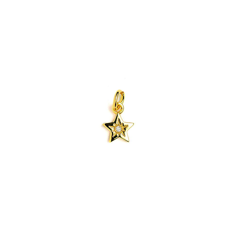 Gold Star Charm