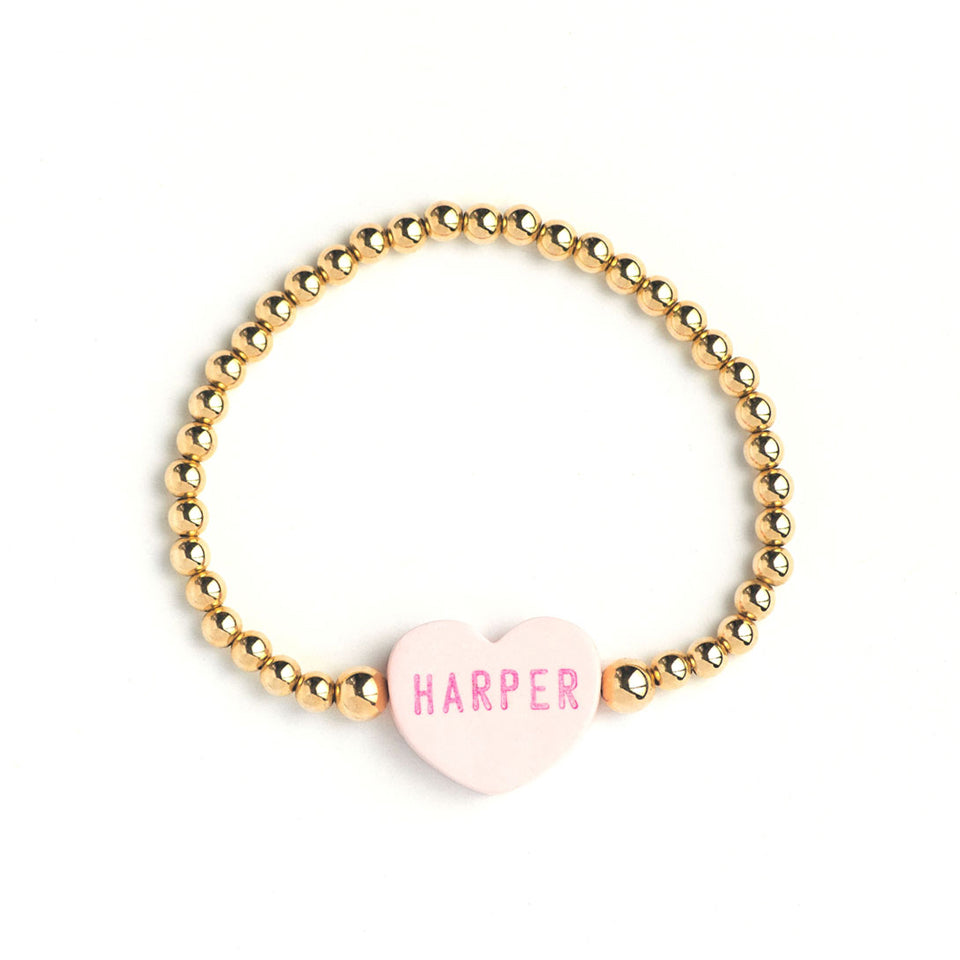 Large Conversation Heart Bead