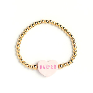 Large Conversation Heart Bead