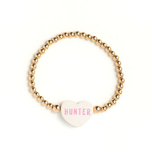 Large Conversation Heart Bead