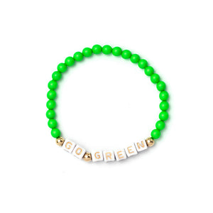 Custom Neon Green Bracelet