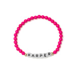 Custom Neon Pink Bracelet