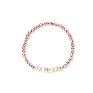 Custom Rose Gold Bracelet
