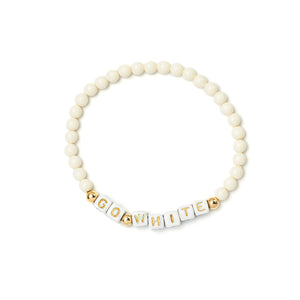Custom White Bracelet