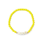 Custom Neon Yellow Bracelet