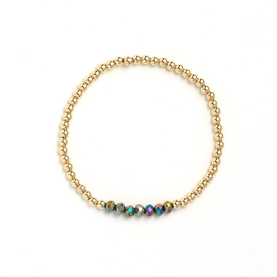 Gold with Moonstone Bracelet