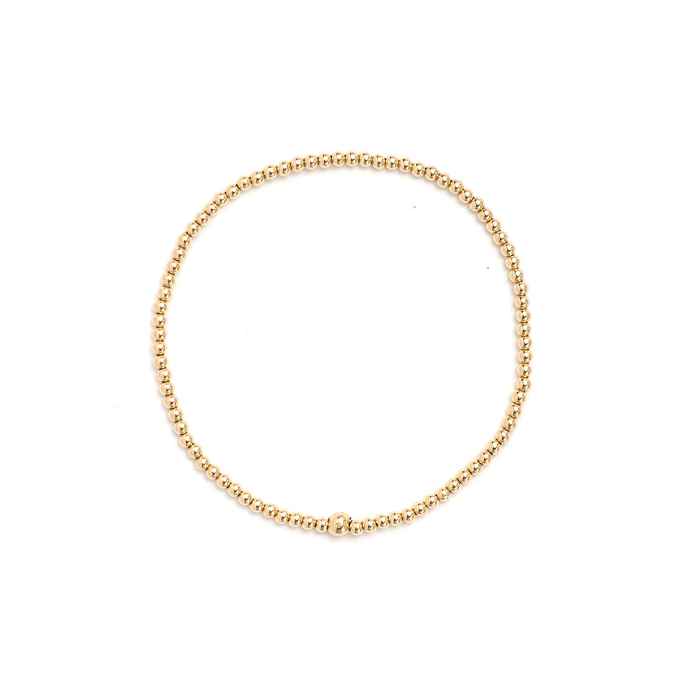 2mm Gold Bracelet