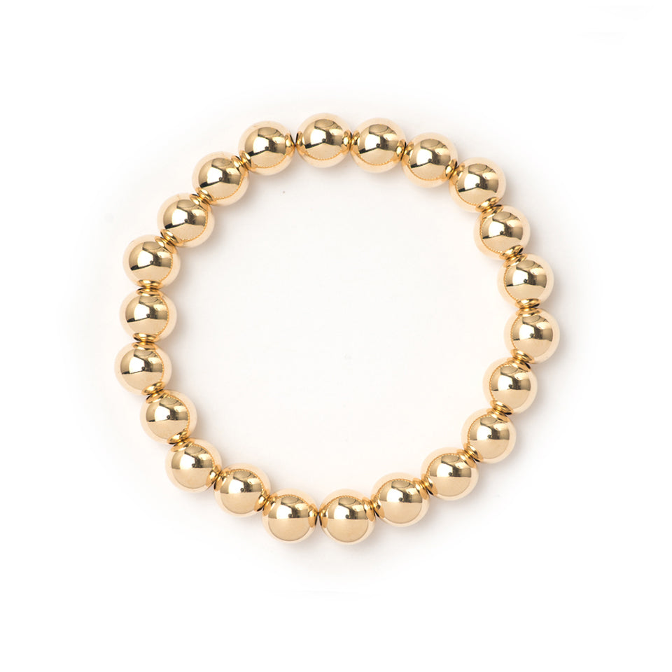 8mm Gold Bracelet