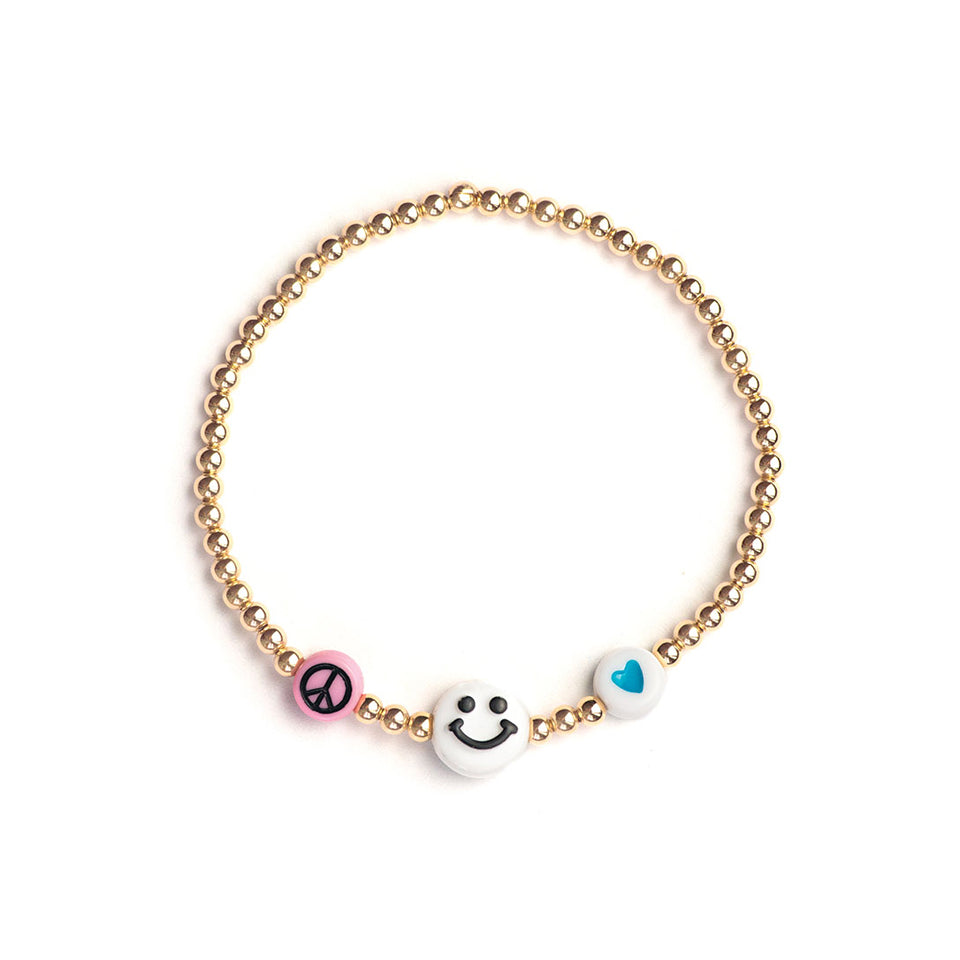 Peace, Love & Happiness Bracelet