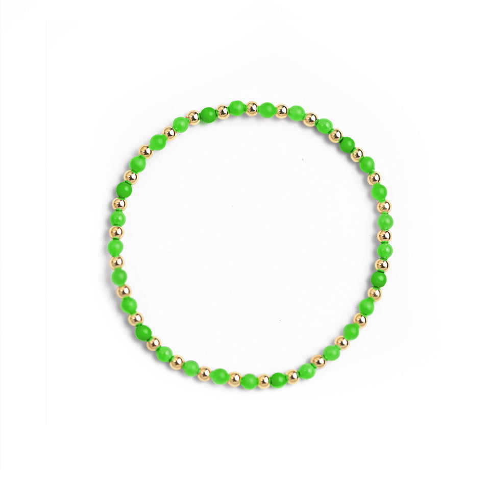 Golden Neon Green Bracelet