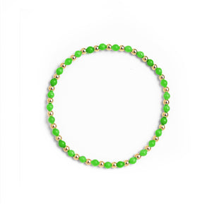 Golden Neon Green Bracelet