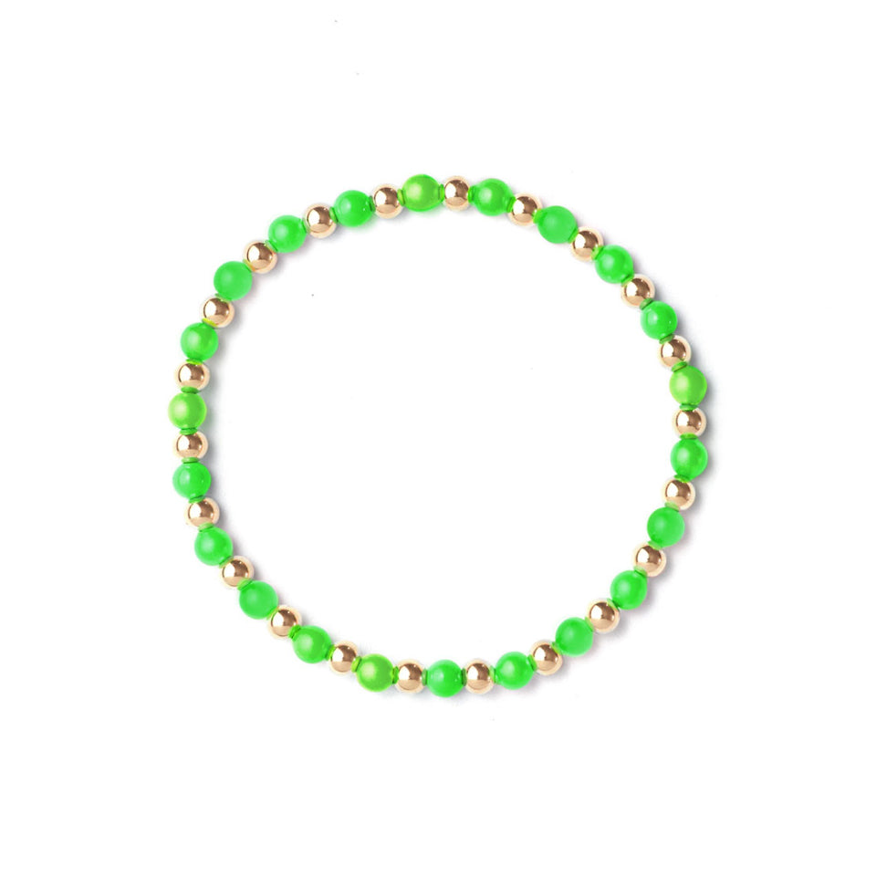 Golden Neon Green Bracelet
