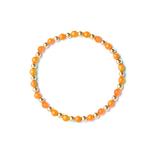 Golden Neon Orange Bracelet