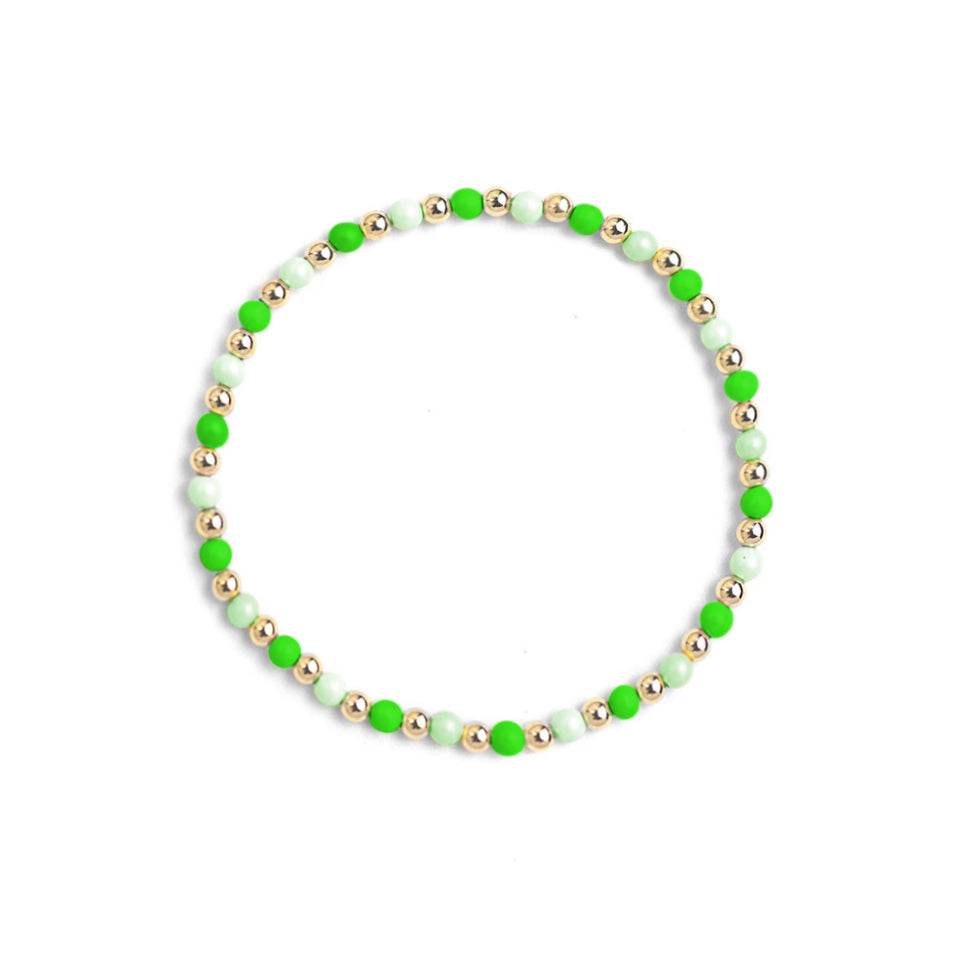 Golden Ombre Green Bracelet