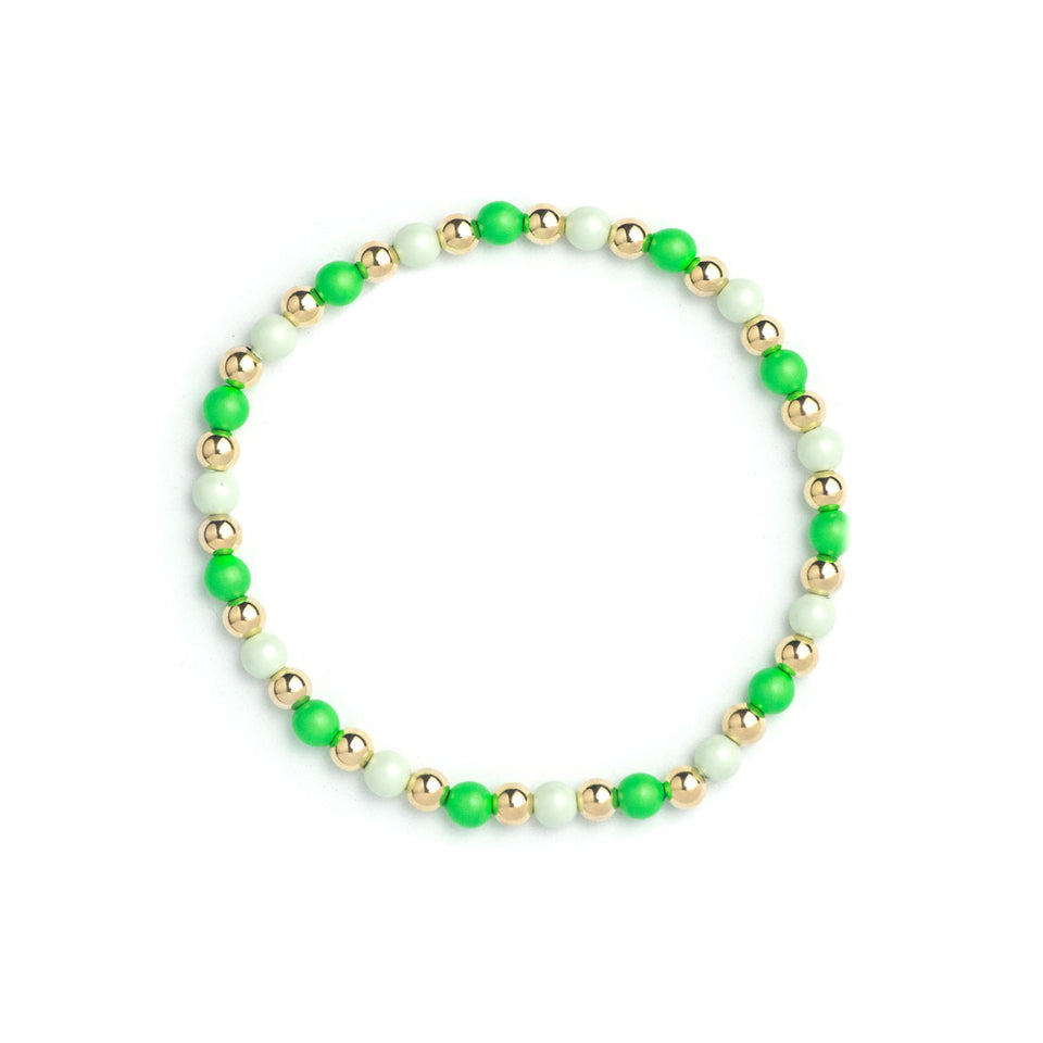 Golden Ombre Green Bracelet