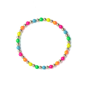 Golden Neon Rainbow Bracelet