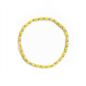 Golden Neon Yellow Bracelet
