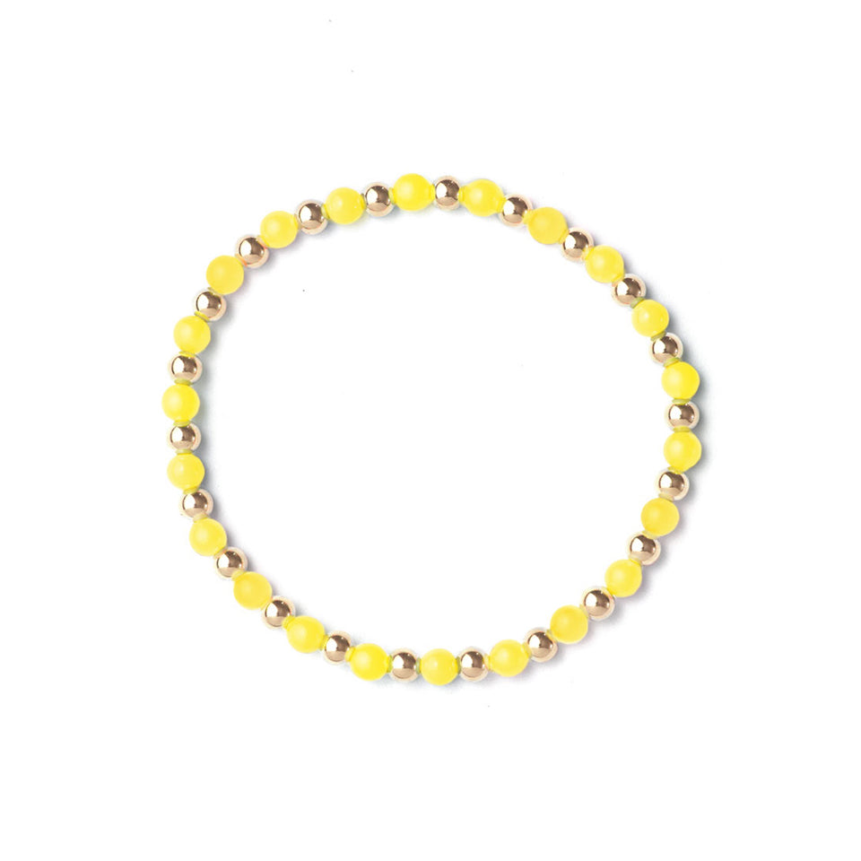 Golden Neon Yellow Bracelet