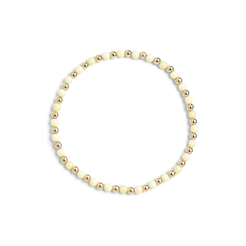 Golden Pastel Yellow Bracelet