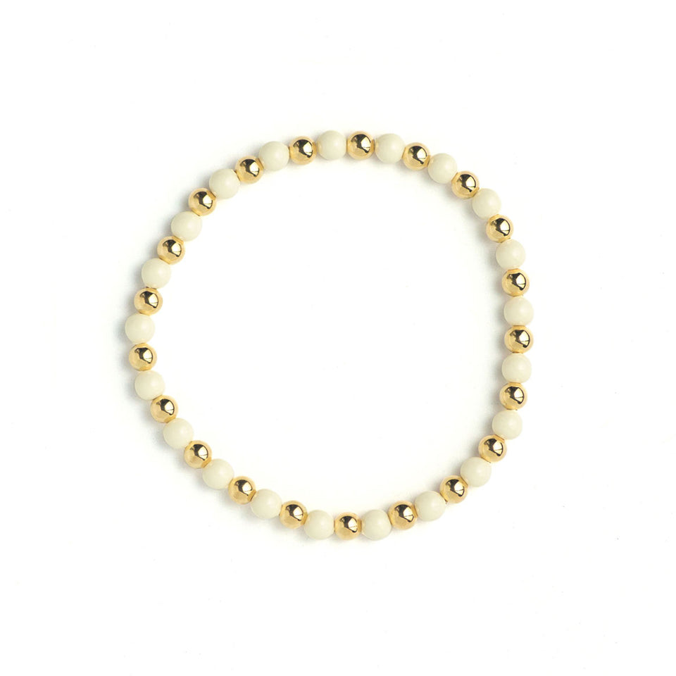 Golden White Bracelet