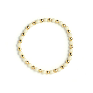 Golden White Bracelet