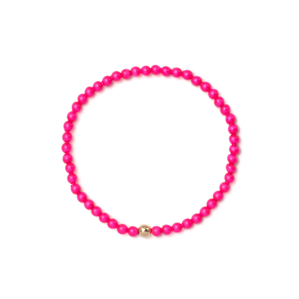 Neon Pink Bracelet