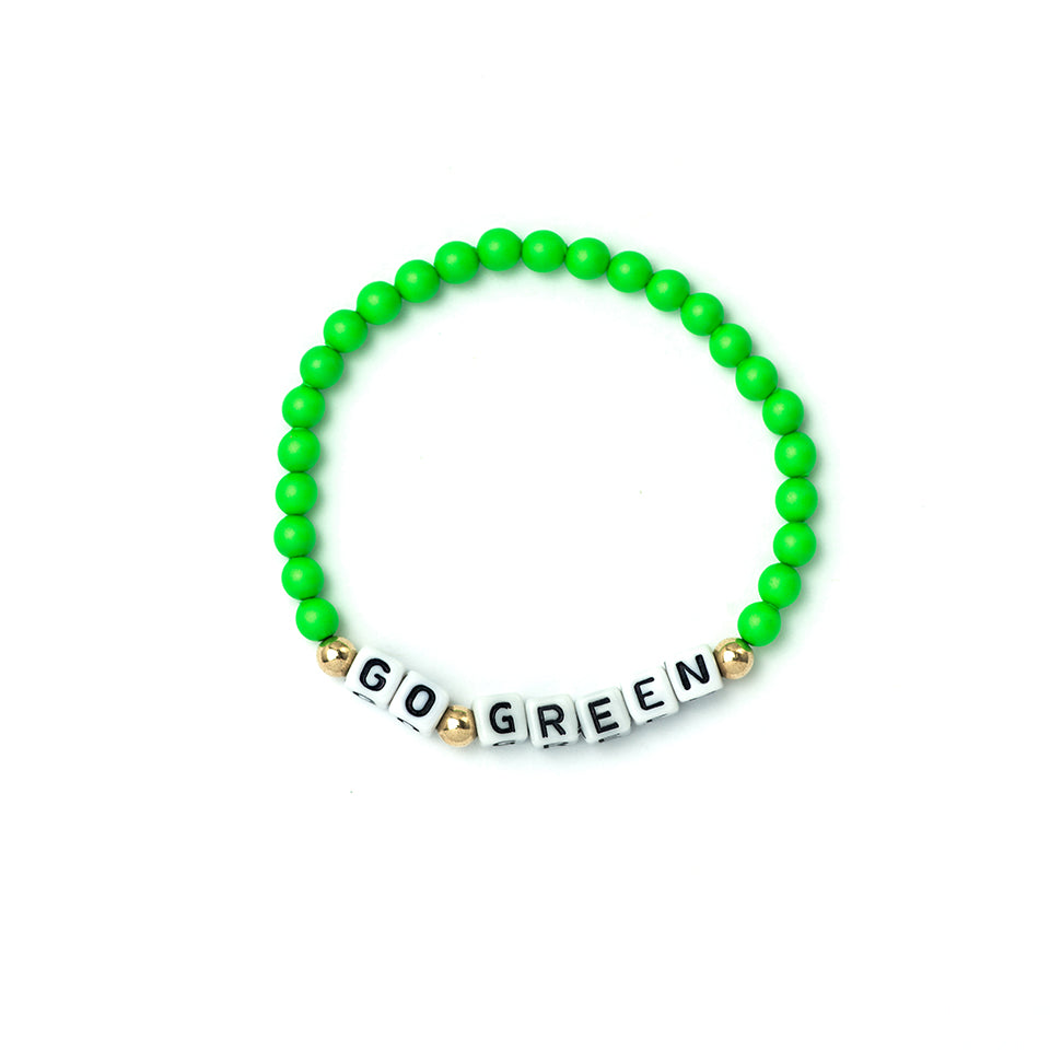 Custom Neon Green Bracelet