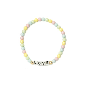 Custom Pastel Rainbow Bracelet