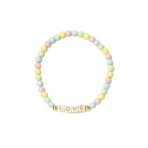 Custom Pastel Rainbow Bracelet