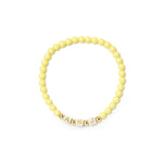 Custom Pastel Yellow Bracelet