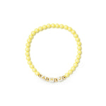 Custom Pastel Yellow Bracelet